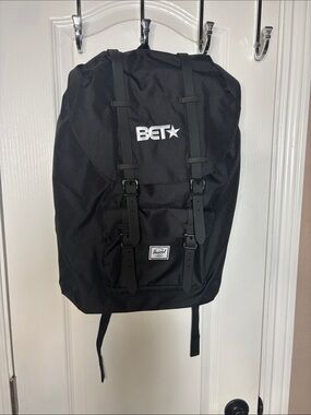 Rare BET Logo Network Promotional Swag Herschel Little America Backpack NWT